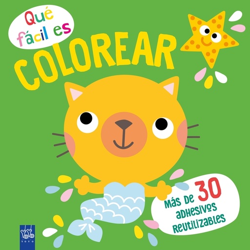 [9788408249375] Qué fácil es colorear. Gato