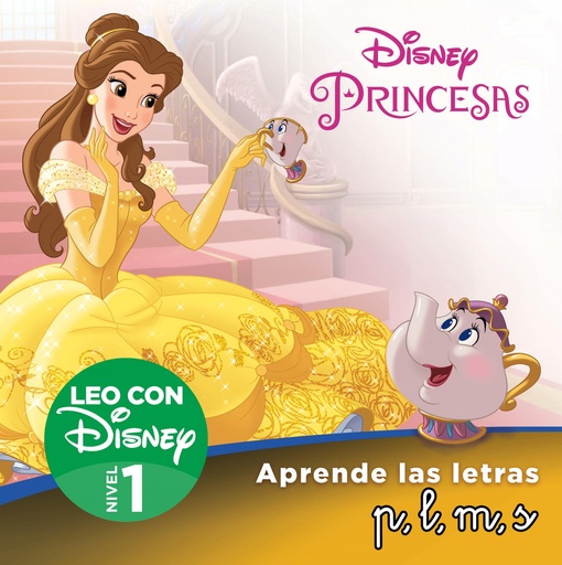 [9788418039812] Bella. Aprende las letras p,l,m,s (Leo con Disney - Nivel 1)