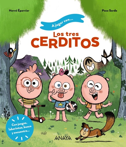 [9788414335079] A jugar con los tres cerditos