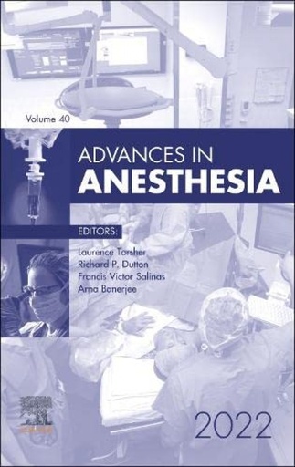 [9780443105647] Advances in anesthesia