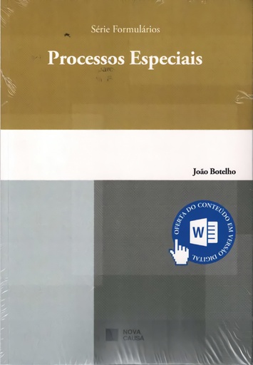 [9789899026582] PROCESSOS ESPECIAIS