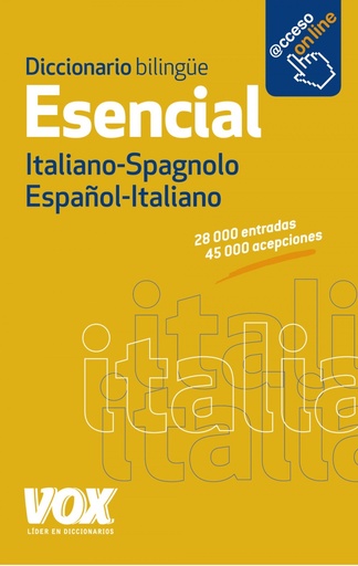 [9788499741376] Diccionario esencial español-Italiano VV