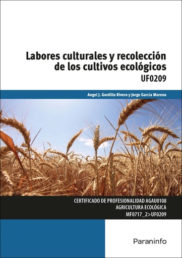 [9788428334334] Labores culturales y recolección cultivos ecológicos