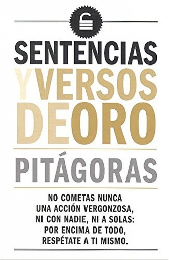 [9788494662027] SENTENCIAS Y VERSOS DE ORO