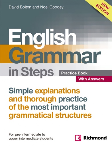 [9788466817523] NEW ENGLISH GRAMMAR IN STEPS PRACTICE BOOK WITH ANSWERS