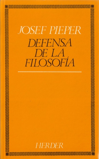 [9788425408069] Defensa de la filosofía