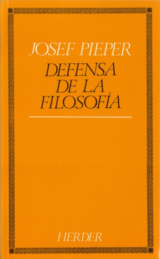 [9788425408069] Defensa de la filosofía