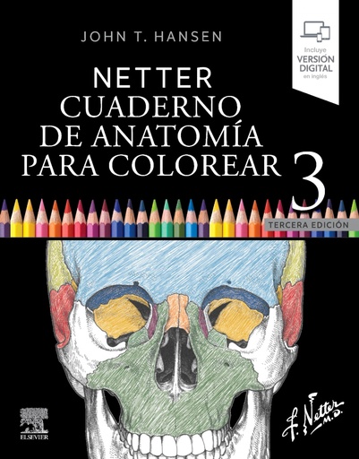 [9788413823850] Netter. Cuaderno de anatomía para colorear