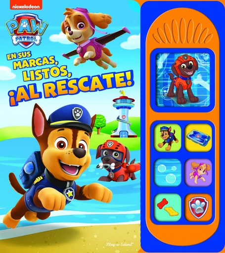 [9781503768345] EN SUS MARCAS, LISTOS, ¡AL RESCATE! 7 BOTONES CON SONIDO PATRULLA CANINA LSB