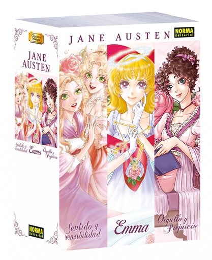 [9788467961751] PACK CLASICOS MANGA: JANE AUSTEN