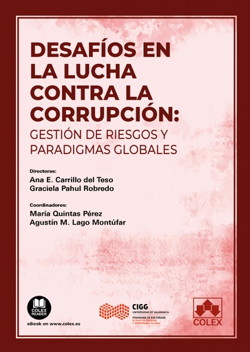 [9788413598529] DESAFIOS EN LA LUCHA CONTRA LA CORRUPCION GESTION DE RIESGO