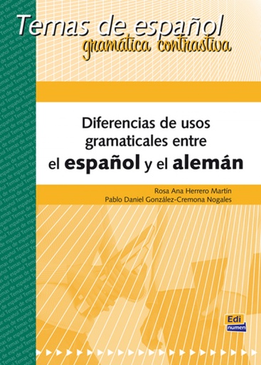 [9788498483789] Diferencias usos gramaticales entre español y aleman