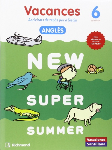 [9788466823081] new super summer 6 catalan book+cd