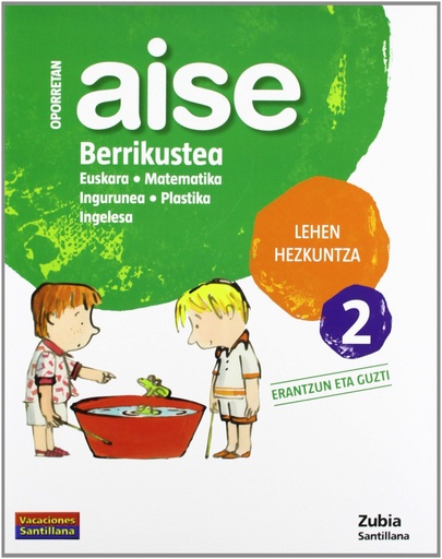 [9788498940657] AISE BERRIKUSTEA 2 LEHEN HEZKUNZTA OPORRETAN