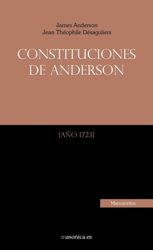 [9788493694166] CONSTITUCIONES DE ANDERSON