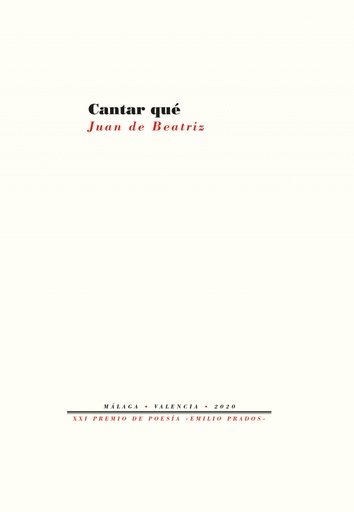 [9788418178740] Cantar qué