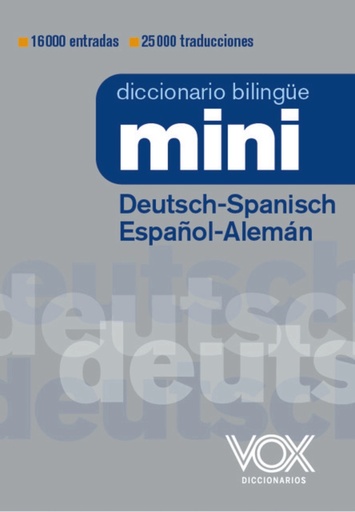 [9788499744063] Diccionario Mini Deutsch-Spanisch / Español-Alemán
