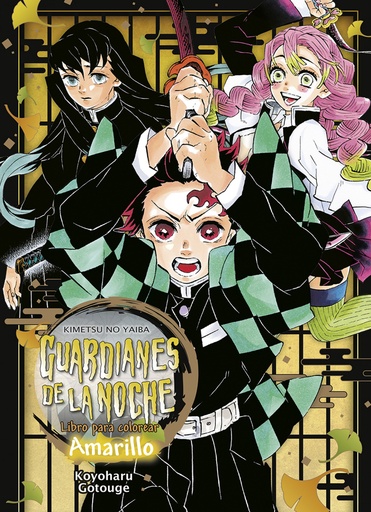 [9788467961706] GUARDIANES DE LA NOCHE LIBRO PARA COLOREAR AMARILLO