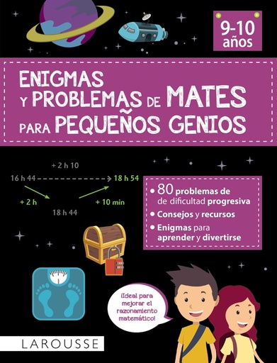 [9788419436757] Enigmas y problemas de mates para pequeños genios (9-10 años)