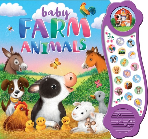 [9781801085786] Mega Sounds: Baby Farm Animals