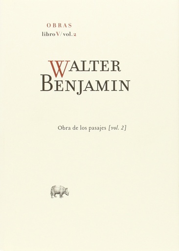 [9788416160273] Walter Benjamin Obras Libro V Volumen 2