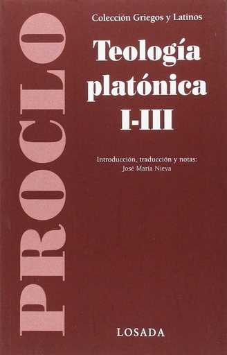 [9789500399128] TEOLOGIA PLATONICA I-III