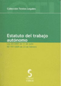 [9788496889545] Estatuto del trabajo autónomo