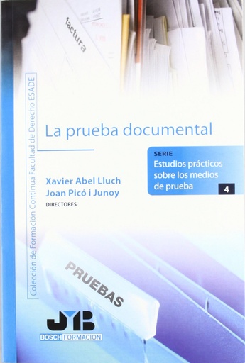 [9788476988947] LA PRUEBA DOCUMENTAL