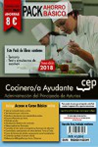 [9788413106205] Pack básico. Cocinero/a ayudante. Principado de Asturias