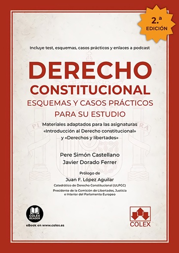 [9788413595924] Derecho constitucional. Esquemas y casos prácticos para su estudio