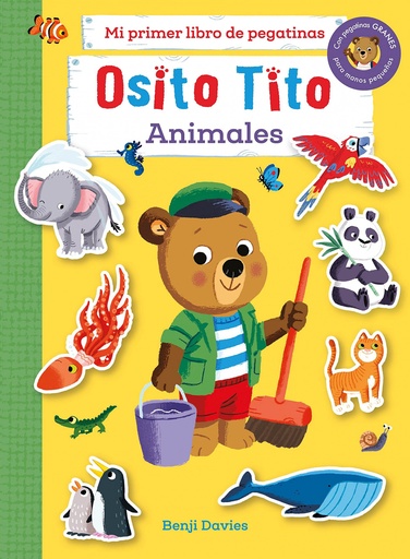 [9788408267126] OSITO TITO. MI PRIMER LIBRO DE PEGATINAS. ANIMALES