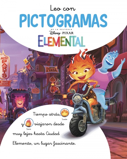 [9788418039928] Leo con Pictogramas Disney - Elemental