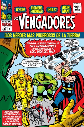 [9788411503310] BIBLIOTECA MARVEL 12 LOS VENGADORES 01