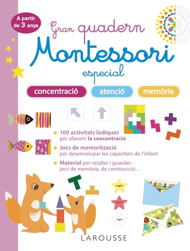 [9788419436863] Gran quadern Montessori especial concentració, atenció i memoria. A partir de 3 anys