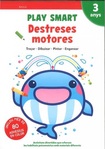 [9788447949366] PLAY SMART:DESTRESES MOTORES.(QUADERN 6).(3 ANYS)