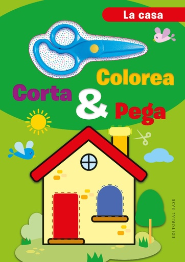[9788418715624] Colorea, corta y pega. En casa