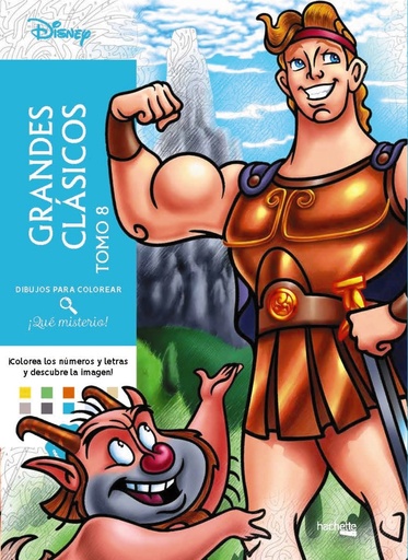 [9788419316301] Dibujos para colorear. ¡Qué misterio! Grandes Clásicos Tomo 8