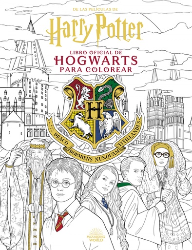 [9791259572806] Harry Potter. El libro oficial de Hogwarts para colorear