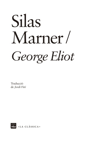 [9788418858420] Silas Marner