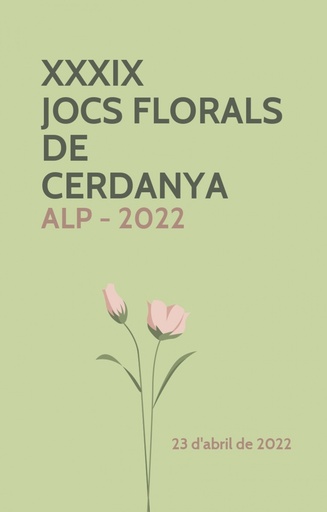 [9788412691832] XXXIX Jocs Florals de Cerdanya