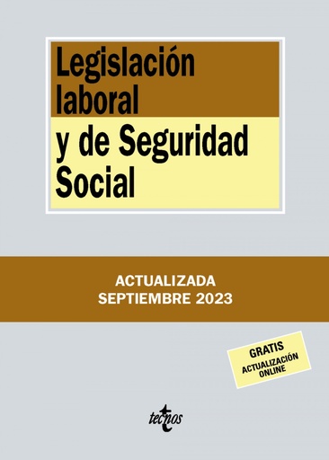 [9788430988396] LEGISLACION LABORAL Y DE SEGURIDAD SOCIAL 25ª EDICION