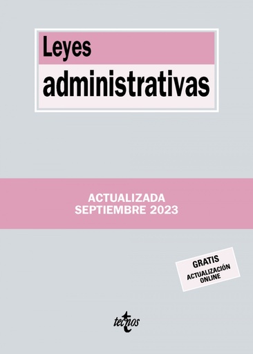 [9788430988532] LEYES ADMINISTRATIVAS 7ª EDICION