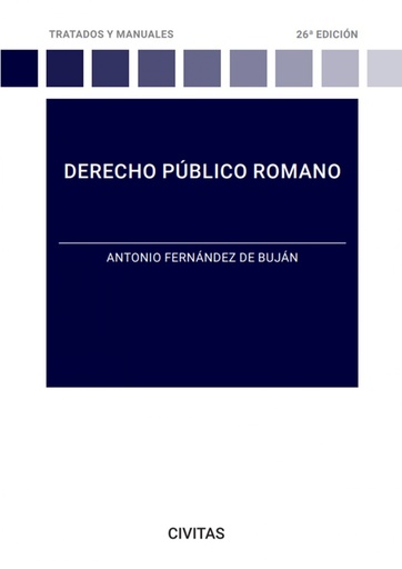 [9788411259903] (23).derecho publico romano.(duo).(tratados y manuales)