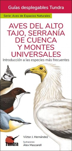 [9788419624161] AVES DEL ALTO TAJO, SERRANIA DE CUENCA Y MONTES UNIVERSALES - GUIAS DESPLEGABLES