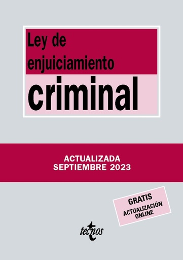 [9788430988556] Ley de Enjuiciamiento Criminal