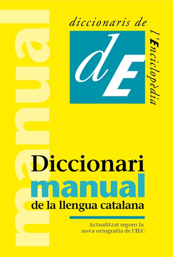 [9788441234369] DICCIONARI MANUAL DE LA LLENGUA CATALANA