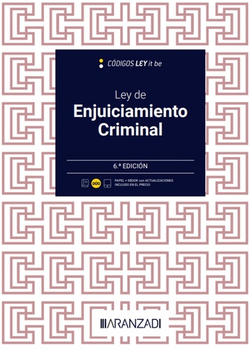 [9788411636230] ENJUICIAMIENTO CRIMINAL (LEYITBE) 6 EDICION