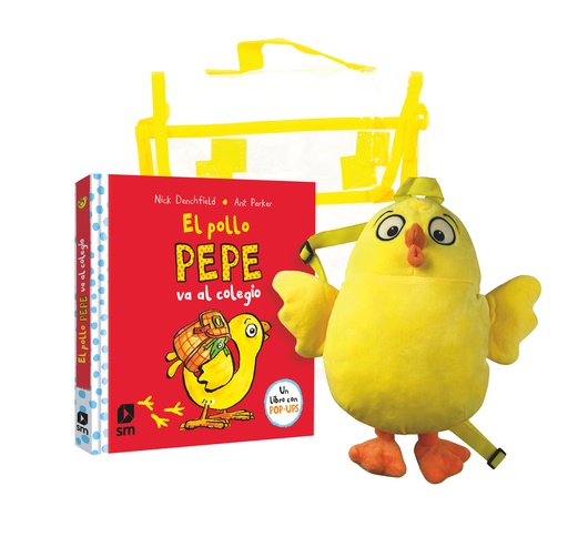 [9788498568622] Pack de El pollo Pepe va al colegio