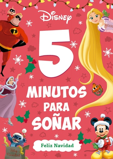 [9788419547439] Disney. 5 minutos para soñar. Feliz Navidad