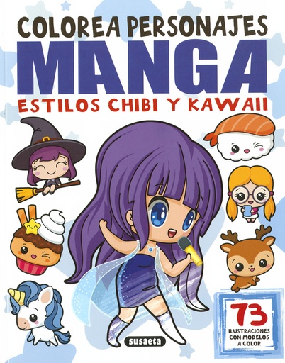 [9788467799705] Colorea personajes manga estilos chibi y kawaii